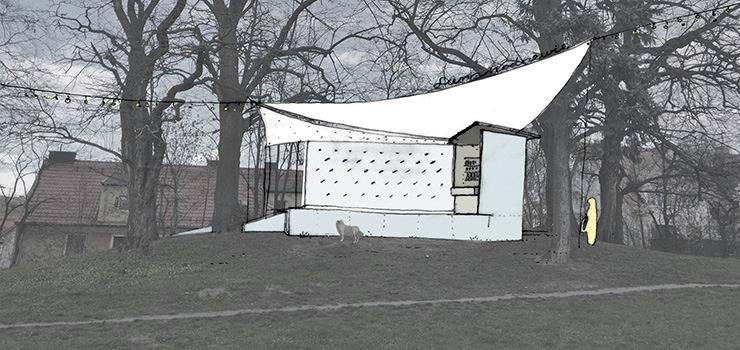 Ławki, pergole i kryta scena z kawiarnio-lodziarnią. Tak seniorzy chcą zmienić Park Modrzewie