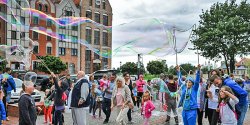  Og�lnopolski Festiwal Baniek Mydlanych zawita� do Elbl�ga - zobacz zdj�cia