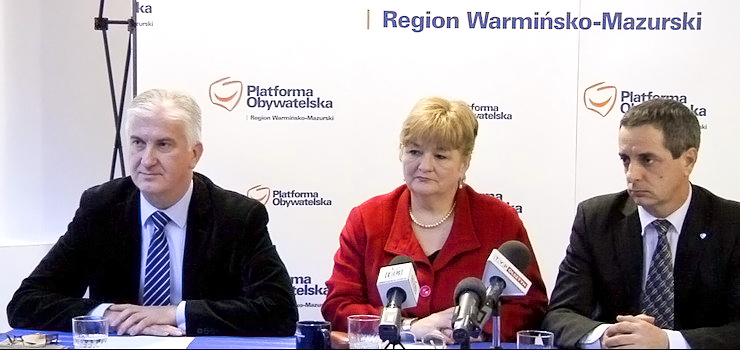 Gelert i Wcisła kandydatami PO w wyborach parlamentarnych. Na listach zabrakło Czyżyka