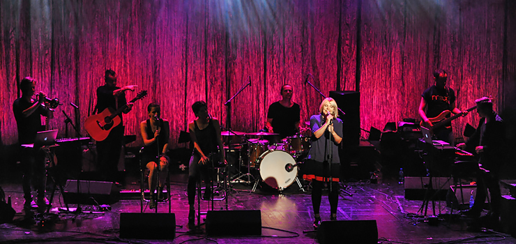 Tomasz Steńczyk i Ania Dąbrowska na zakończenie Elbląskich Nocy