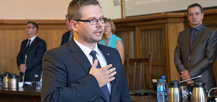 Rada Miejska w Elblągu zmieniła skład. Rafał Traks zaprzysiężony