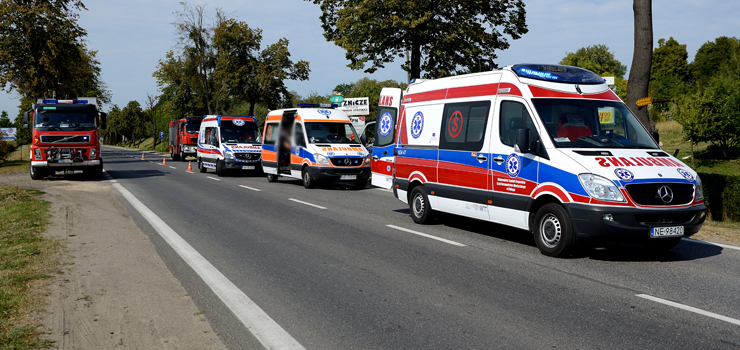 Wypadek na Pasckiej. Cztery poszkodowane osoby przewiezione do szpitala