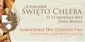 X Elblskie wito Chleba, Europejskie Dni Dziedzictwa. Pocztek ju w pitek