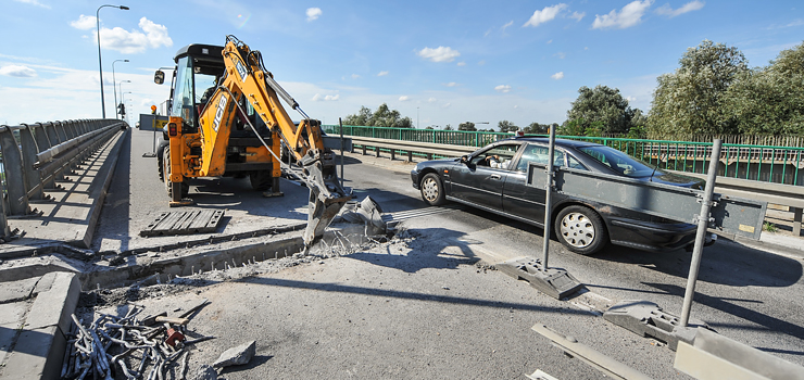 Jak się jeździ po moście unijnym? Utrudnienia w ruchu potrwają jeszcze przynajmniej miesiąc
