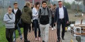 Uczniowie ZSG na zajciach w elblskim porcie