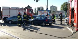 Grunwaldzka-eromskiego: zderzenie na skrzyowaniu. Dwie poszkodowane osoby w szpitalu