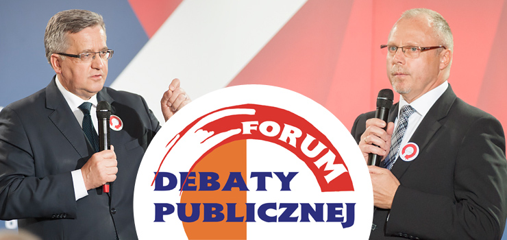 Debata z Komorowskim odbędzie się 15 minut wcześniej i... bez pytań z sali