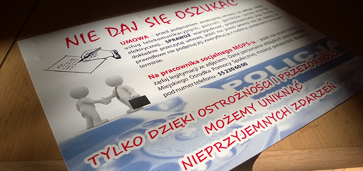 Ulotki trafi do mieszkacw Elblga