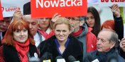 Barbara Nowacka w Elblgu. Wspieraa kandydatw z listy Zjednoczonej Lewicy z... pomyk nazwiska