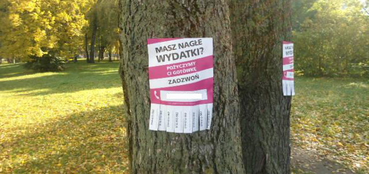 Nielegalne plakatowanie a estetyka naszego miasta