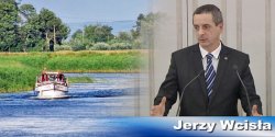 Jerzy Wcis�a m�wi� w Senacie o drogach wodnych wa�nych dla rozwoju Elbl�ga i Zalewu Wi�lanego