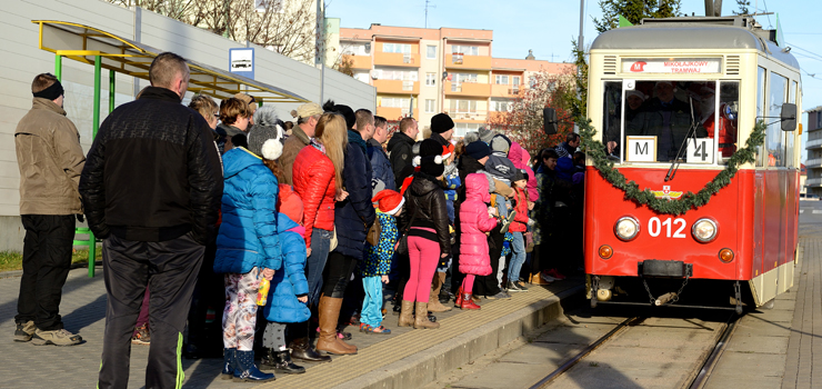  Mikoajkowy tramwaj pierwszy raz sun po torach naszego miasta