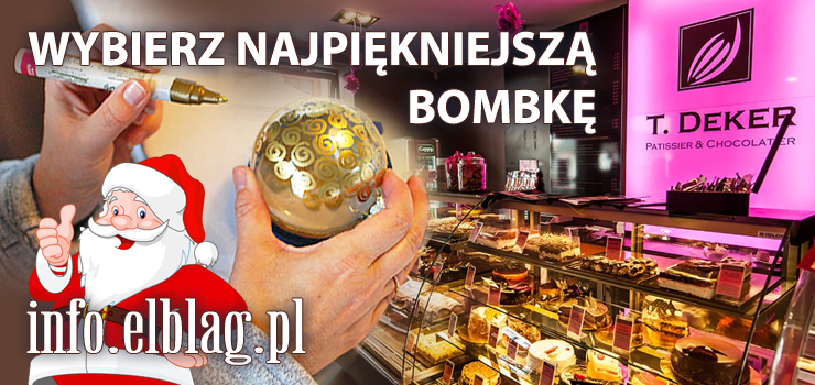 Zobacz, jak elblanie malowali bombki! Gosowanie do godz.12.00