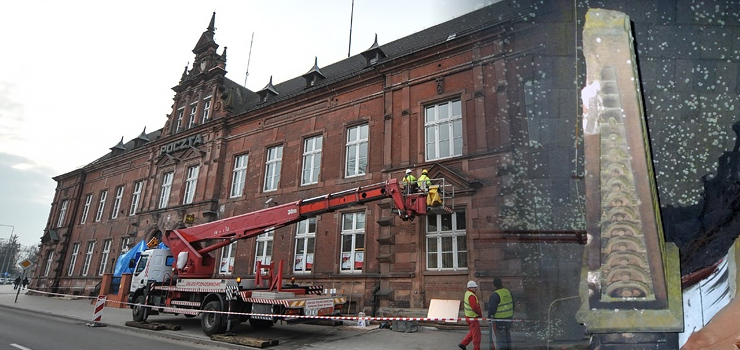 Iglica na budynku Poczty groziła odłamaniem od elewacji. Została zdjęta i przejdzie konserwację