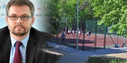 Radny oburzony uchybieniami oraz kradzie�� kamer na boiskach sportowych przy ul. Mazurskiej