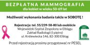 Piersi pod kontrol. Panie z rocznikw 1947– 66 - zapraszamy na bezpatn mammografi bez skierowania