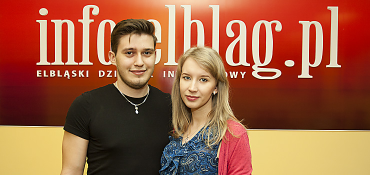 Najpiękniejsza Para Studniówki Liceum Plastycznego odwiedziła naszą redakcję