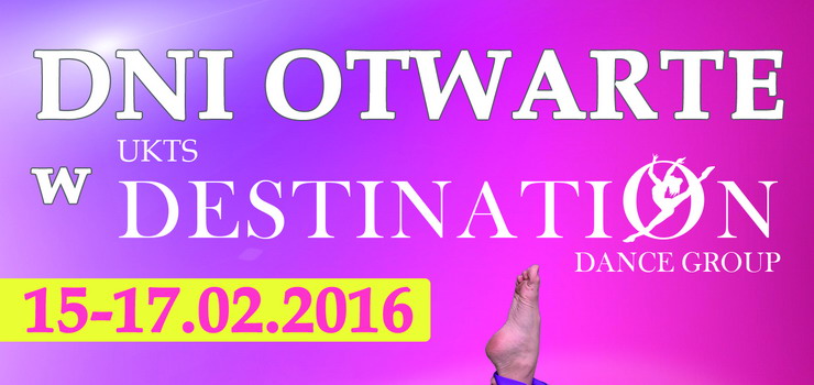 Drzwi Otwarte w UKTS Destination. Przyjd na bezpatne zajcia i wygraj darmowy karnet