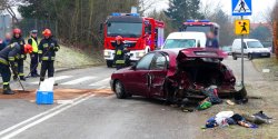 liski poranek na drogach. Seria gronych zdarze na oblodzonej Krlewieckiej