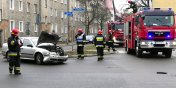 Groźne zderzenie na skrzyżowaniu ul. Malborskiej, Zagonowej i Fabrycznej