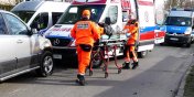 Kościuszki-Marymoncka: potrącenie rowerzysty. Ranny mężczyzna w szpitalu