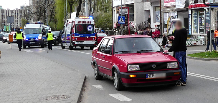 eromskiego: potrcenie na przejciu dla pieszych. Starszy mczyzna przewieziony do szpitala