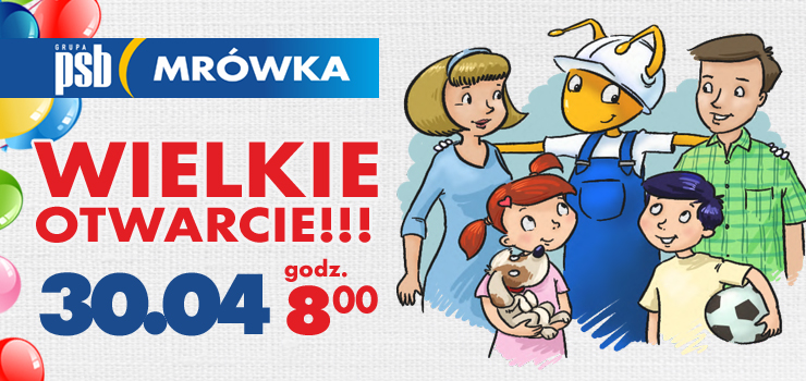 Wielkie otwarcie nowego marketu Mrówka w Elblągu! Olbrzymia powierzchnia i duży wybór