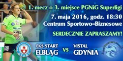 Start Elbl�g rozpoczyna walk� o br�z. Pierwsze dwa mecze w Elbl�gu