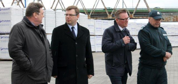 Wojewoda odwiedzi Elblg. Rozmawia z Prezydentem o uruchomieniu odpraw fitosanitarnych
