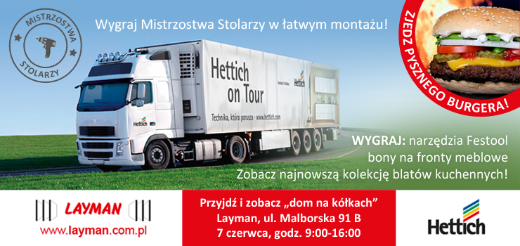 „Dom na kkach” ju we wtorek zawita w Elblgu w firmie Layman! Zapraszamy na to wydarzenie!