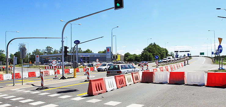 Ulica uawska ju bez dostpu do "sidemki". Ruszya budowa wiaduktu nad obwodnic Elblga