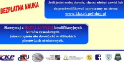 Bezpatne szkoy zawodowe dla dorosych w Elblgu!