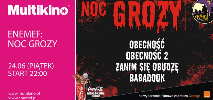 ENEMEF: Noc Grozy z Obecnością 2 już 24 czerwca w Multikinie - wygraj bilety