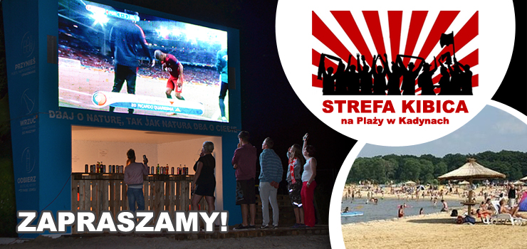 Najprawdopodobniej jedyna Strefa Kibica na plaży w Polsce