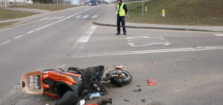 By tak pijany, e spad z motoroweru. Mia ponad 3,5 promila