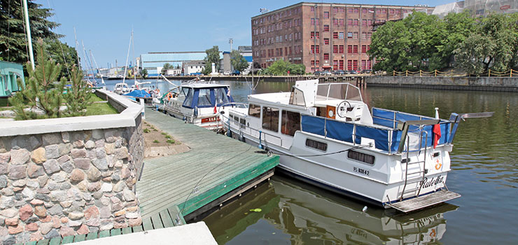 Elbląg od strony rzeki. Rejsy turystyczne były jedną z atrakcji Dni Elbląga