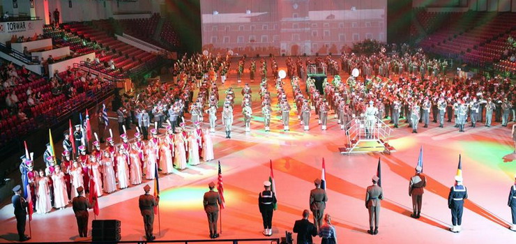 Orkiestra Wojskowa z Elblga wystpia na warszawskim Torwarze