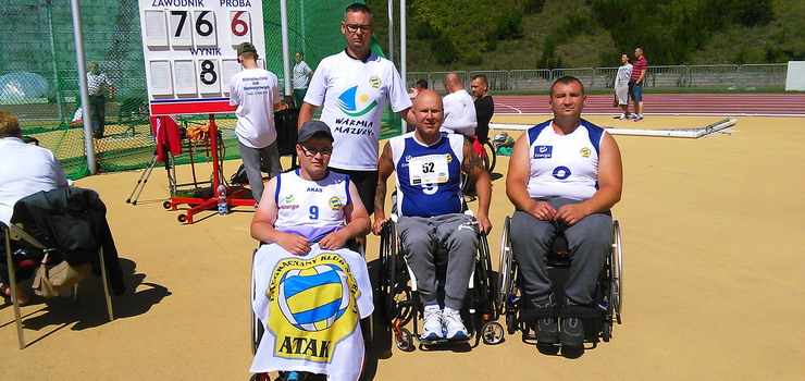 IKS Atak z 3 medalami Mistrzostw Polski Osób Niepełnosprawnych w Lekkiej Atletyce