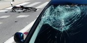 Browarna: potrącenie rowerzysty na rondzie. Ranny mężczyzna w szpitalu
