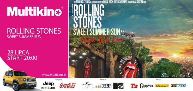 The Rolling Stones “Sweet Summer Sun – Hyde Park Live” 28 lipca w Multikinie! - wygraj bilety