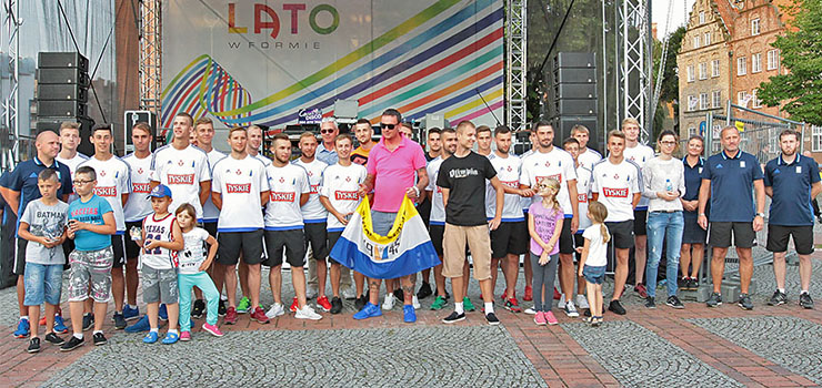 Żółto-biało-niebiescy zaprezentowali się elblążanom - zobacz zdjęcia