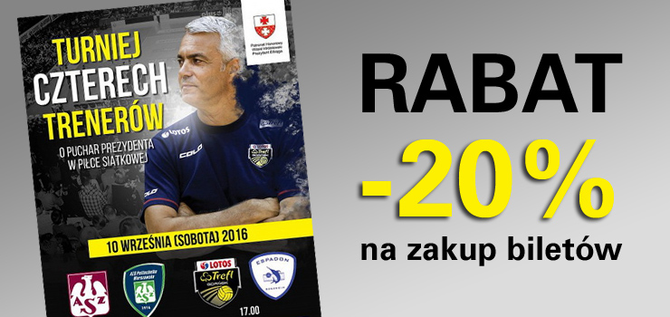 Dziś ruszyła sprzedaż biletów na Siatkarski Turniej Czterech Trenerów