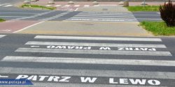  W Elbl�gu pojawi� si� niestandardowe oznaczenia przej�� dla pieszych?