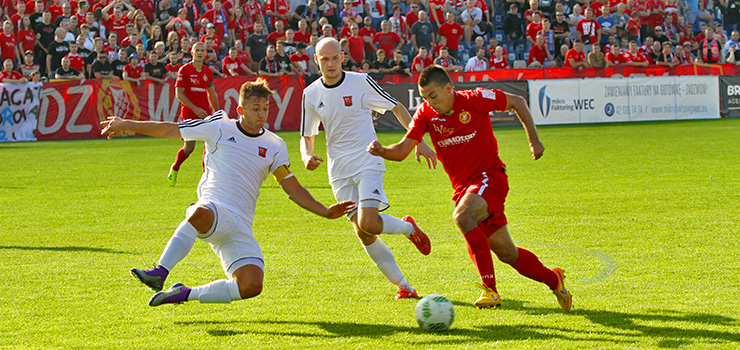 Concordia przegrała z Widzewem po golu w ostatniej minucie. Zobacz zdjęcia z meczu w Łodzi