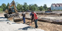 Spore op�nienia przy budowie toru �y�wiarsko - wrotkarskiego przy Agrykola. Wykonawca nie dotrzma terminu