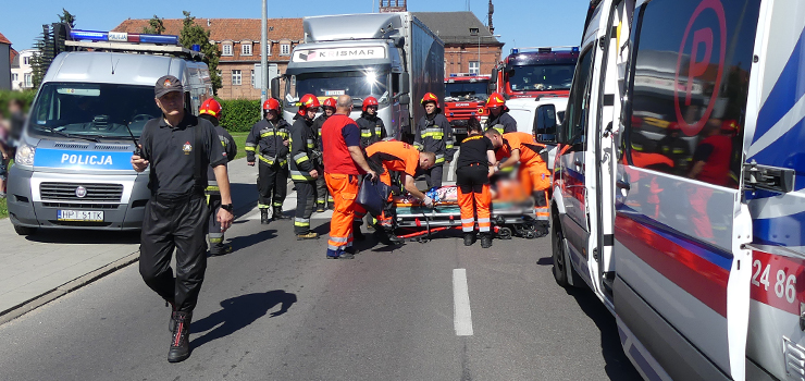 Rycerska: potrcenie na przejciu dla pieszych. Ranna kobieta w szpitalu