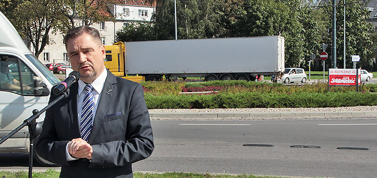 Rondo oficjalnie otrzymao imi NSZZ Solidarno. Na uroczystoci by szef Zwizku Piotr Duda
