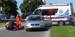 G�rno�l�ska: potr�cenie na przej�ciu dla pieszych. Poszkodowana kobieta w szpitalu