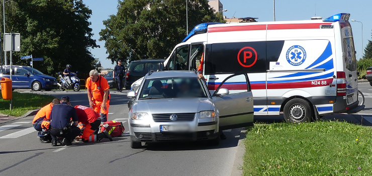 Grnolska: potrcenie na przejciu dla pieszych. Poszkodowana kobieta w szpitalu