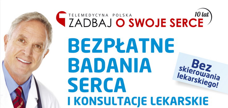 Bezpłatne badania serca oraz konsultacje lekarskie i dietetyczne w CH Ogrody